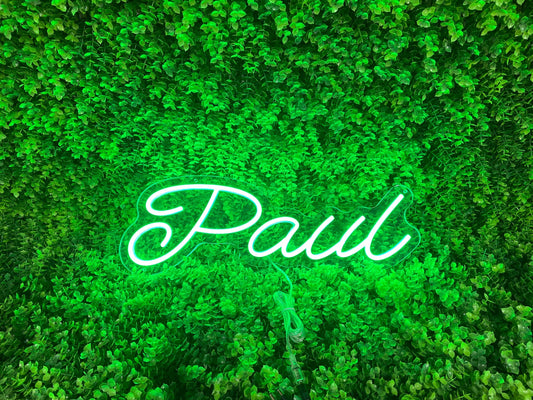Néon prénom personnalisé LED –  Une création lumineuse unique
